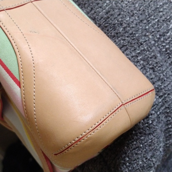 💕 COACH Stripe Buckle Handbag #4438 - Picture 10 of 15